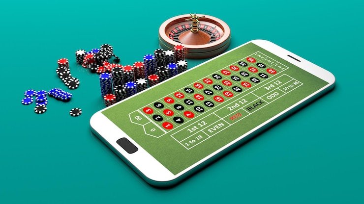 Three Card Poker mobile interface showing bet placement, hand cards, and dealer action on raja bbfs